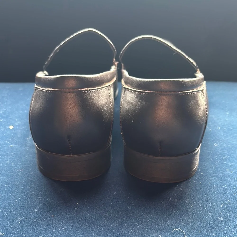 Calvin Klein Brown Leather Slip-On Loafers Men's Size 11 - Picture 6 of 11